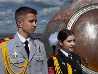 Кадеты станцевали «Гагаринский вальс» на месте приземления первого космонавта 
